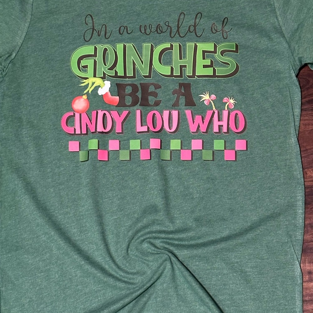 Unisex Graphic Tee Shirt - Be a Cindy Lou Who